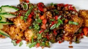 Nepali Hakka Chinese and Indian cuisine at Green Pepper Hakka restaurant.